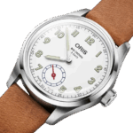 Wings of Hope Limited Edition Dial: silvered, arab num Leather strap brown