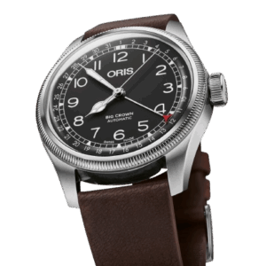 Waldenburgerbahn Ltd. Ed. Dial: grey, arab num Leatherstrap dark brown
