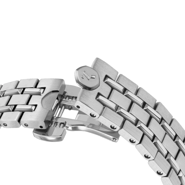 SS Case, SS/White Dial, Stainless Steel Band