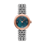RG Case, 4pcs Diamonds on Index, Green MOP Dial, RG/SS