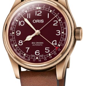 Oris Big Crown Pointer Date Dial: red, arab num