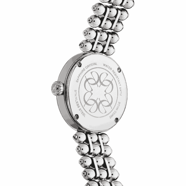 RG Case, 4pcs Diamonds on Index, Green MOP Dial, RG/SS