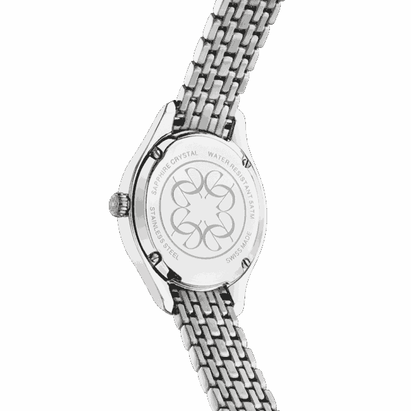 SS Case, 10 Diamonds on Dial, RG. Bezel & crown, Green Dial,