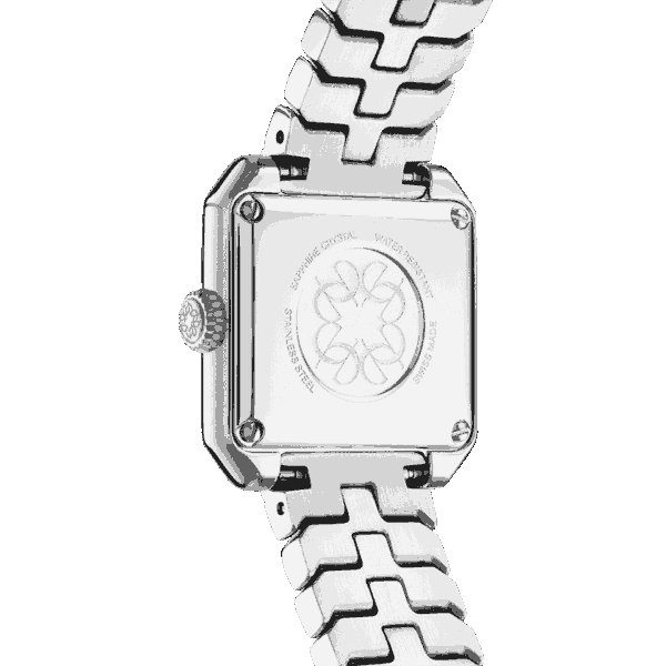 SS Case, 44 Diamonds on Case, 4 on Dial, White MOP Dial, SS