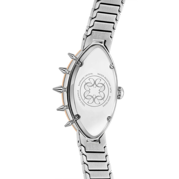 SS Case, RG bezel, 86pcs Diamonds on Bezel and Dial, Green Dial (same as ESEA002 but RG Hands,  TT SS/RG Band-Butterfly Buckle