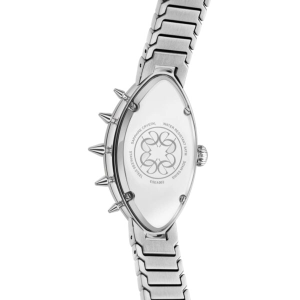 SS Case, 86pcs Diamonds on Bezel and Dial, Blue/Light Blue Dial, SS Band-Butterfly Buckle
