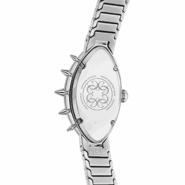 SS Case, 30 Diamonds on Dial, Blue/Light Blue Dial, SS