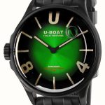 U-Boat Men's Watch Darkmoon 40 Green Black Soleil 9503/A