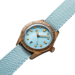 Oris Divers Sixty-Five, Dial:Blue Textile  Strap blue