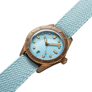 Oris Divers Sixty-Five, Dial:Blue Textile  Strap blue